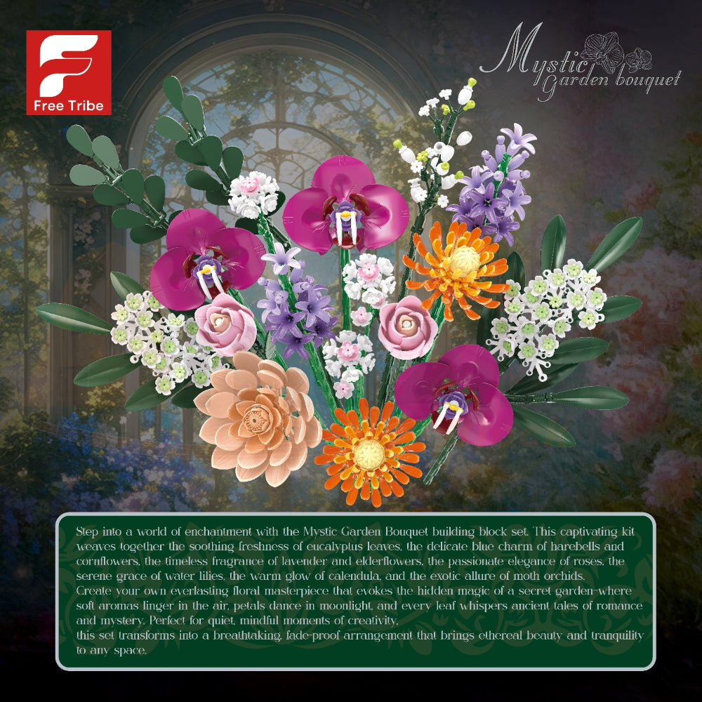 FreeTribe 11032 The Mystic Garden Bouquet
