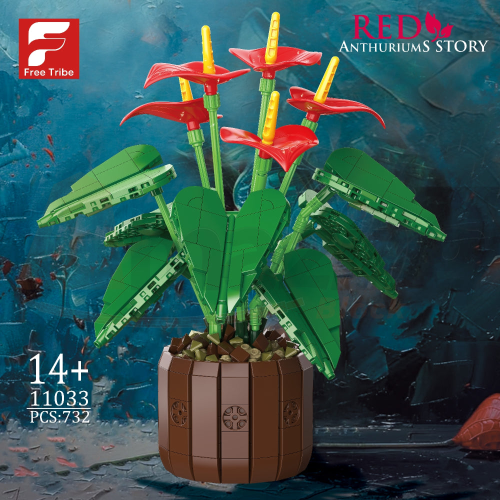 FreeTribe 11033 The Red Anthuriums Story