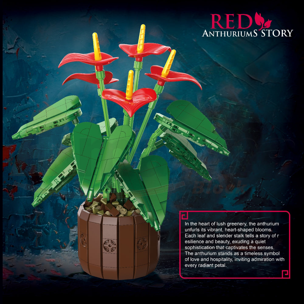 FreeTribe 11033 The Red Anthuriums Story