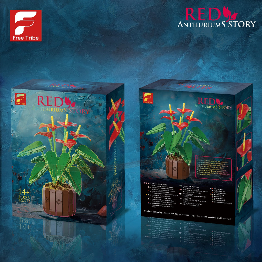 FreeTribe 11033 The Red Anthuriums Story