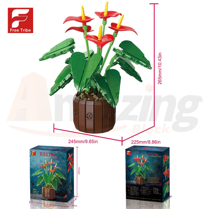 FreeTribe 11033 The Red Anthuriums Story