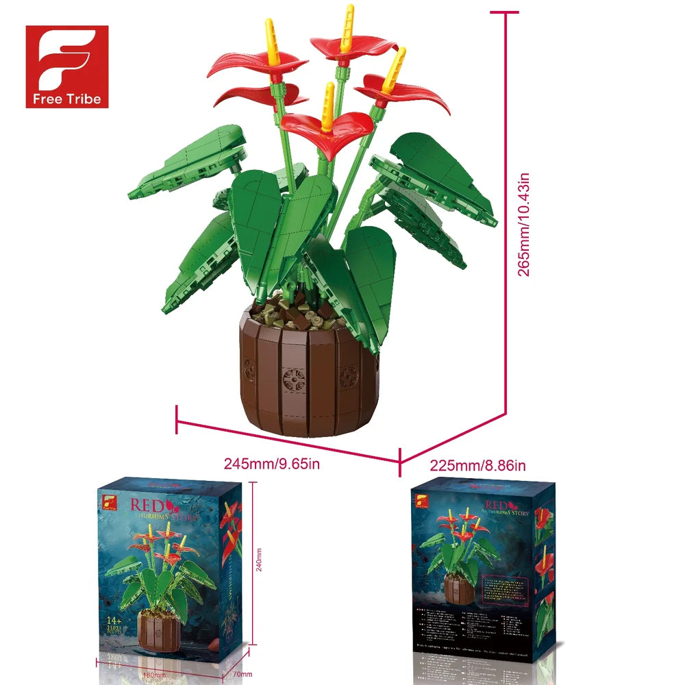 FreeTribe ZYBL-11033 The Red Anthuriums Story