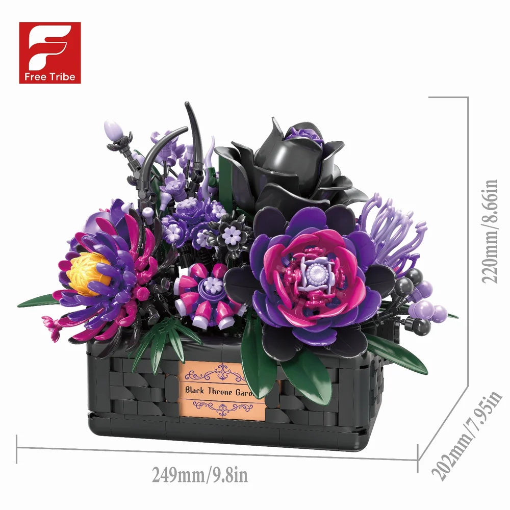 FreeTribe ZYBL-11042 The Twilight Throne: Phantom Flower Basket