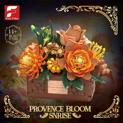 FreeTribe ZYBL-11043 The Provence Sunrise Flower Basket