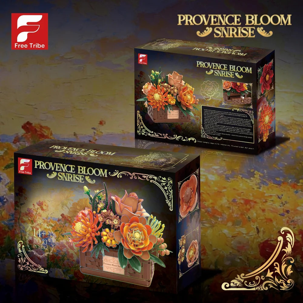 FreeTribe ZYBL-11043 The Provence Sunrise Flower Basket