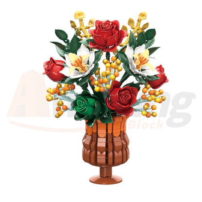 FreeTribe 11052 The Gilded Romance Flower