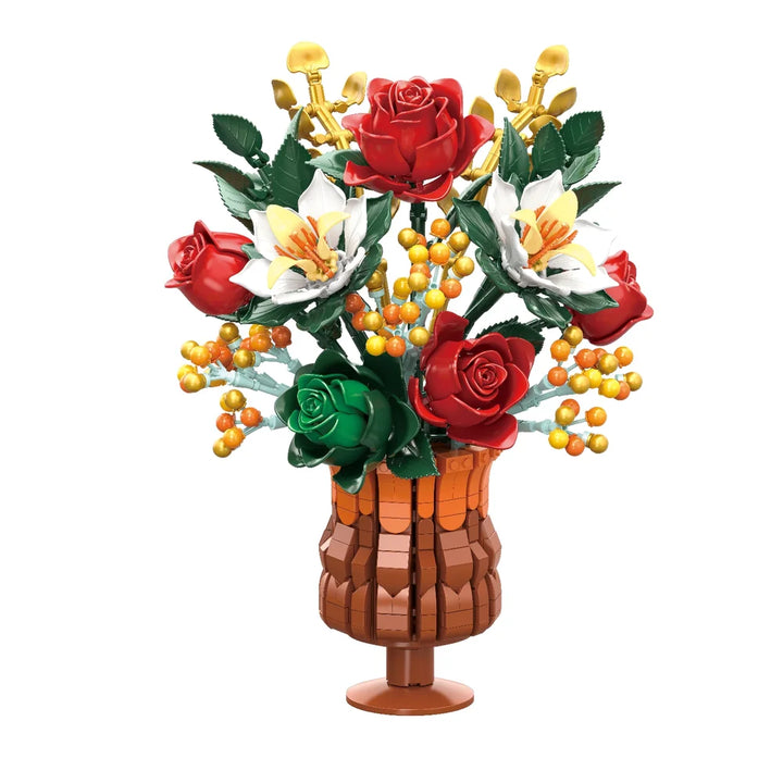 FreeTribe ZYBL-11052 The Gilded Romance Flower