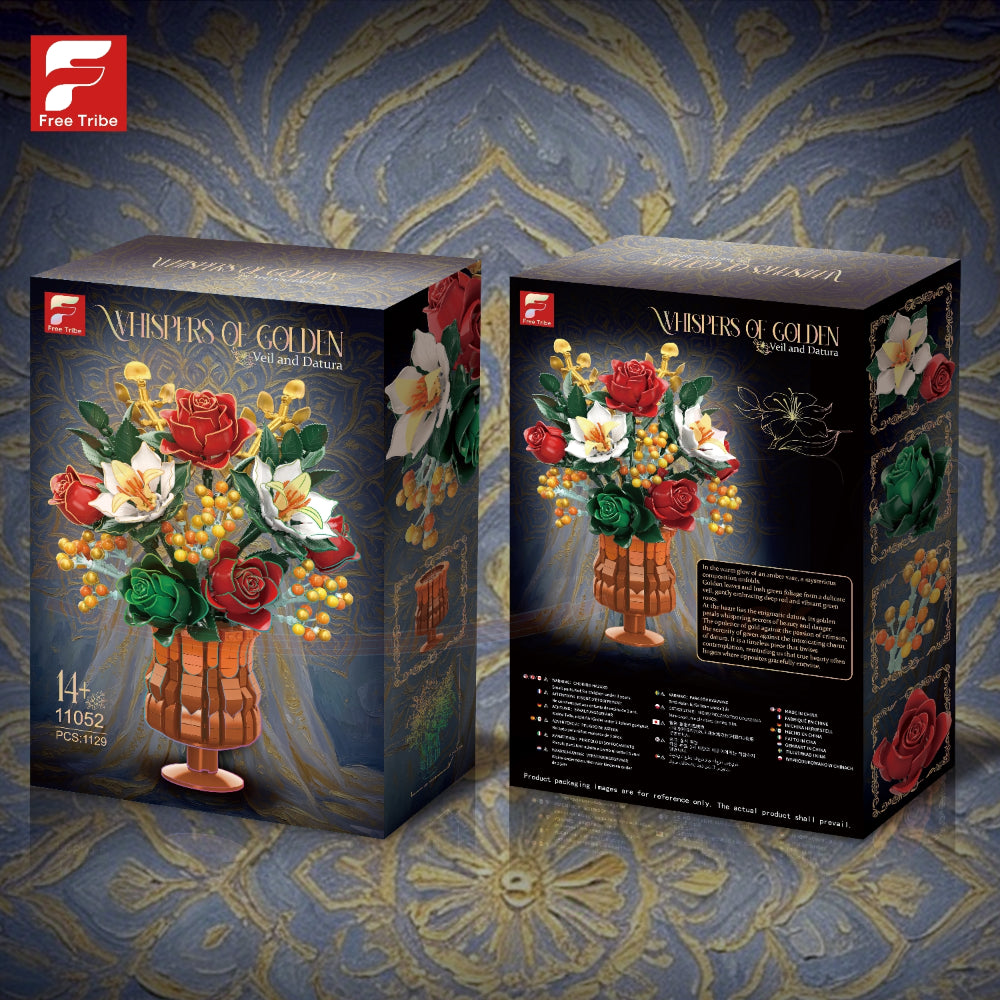 FreeTribe 11052 The Gilded Romance Flower