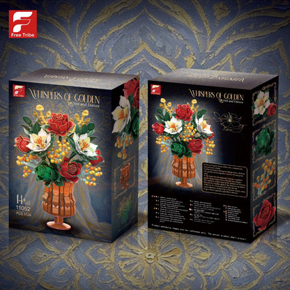 FreeTribe 11052 The Gilded Romance Flower
