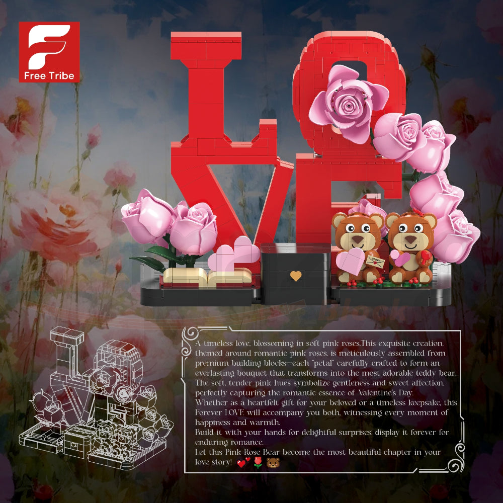 FreeTribe 31003 The Rose Love Letter