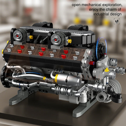 FreeTribe 36301 The V12 DOHC Engine