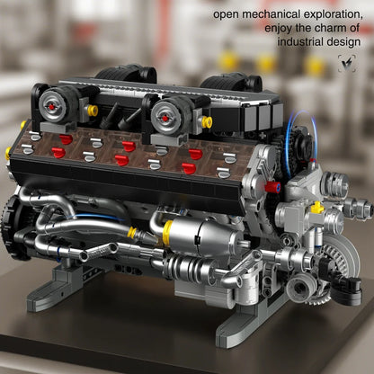 FreeTribe ZYBL-36301 The V12 DOHC Engine