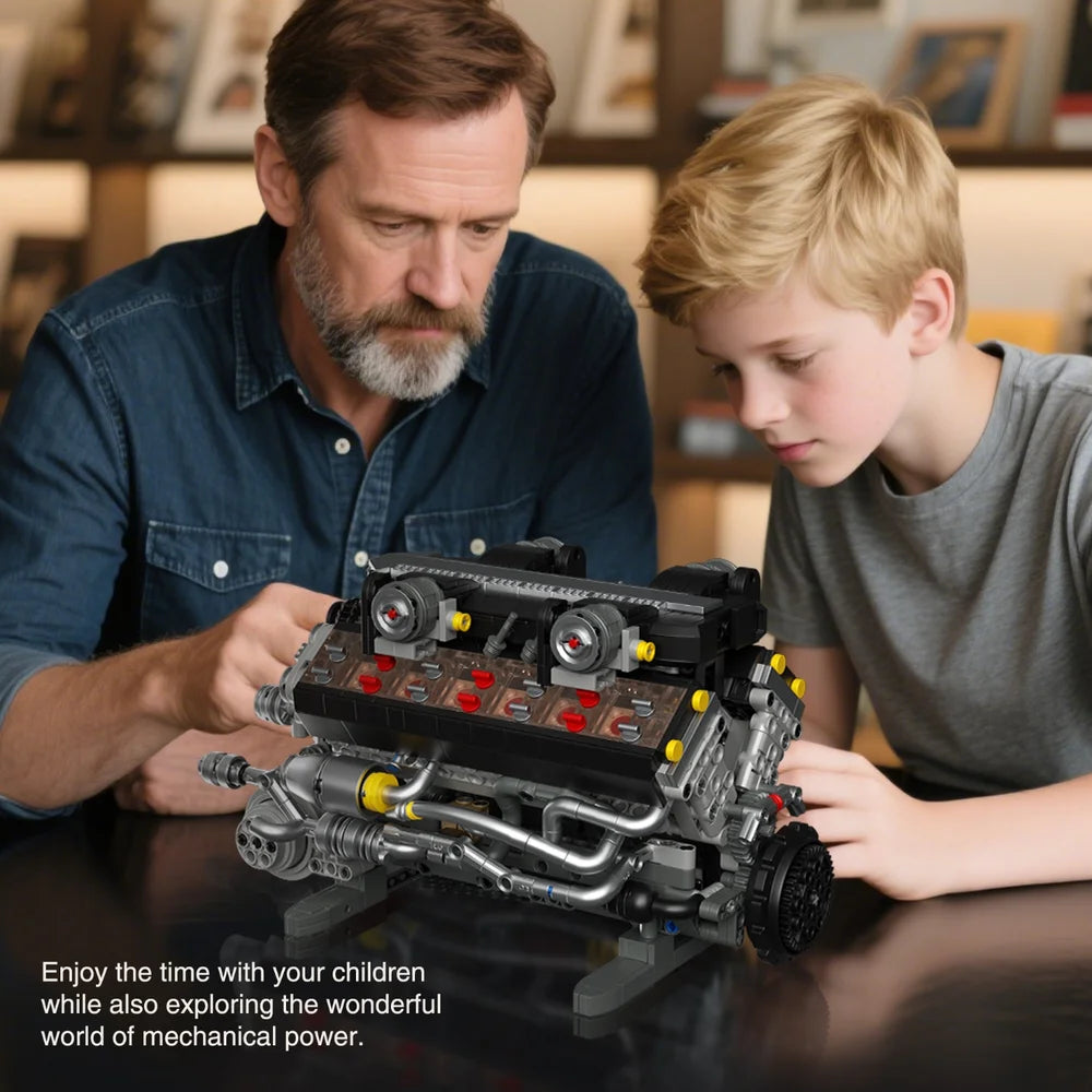 FreeTribe ZYBL-36301 The V12 DOHC Engine