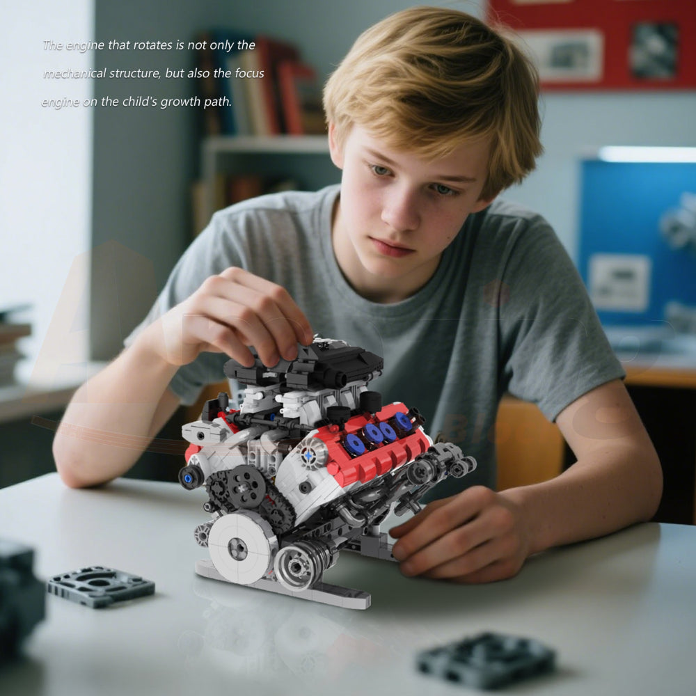 FreeTribe 36302 The Ferrari SF90 Engine