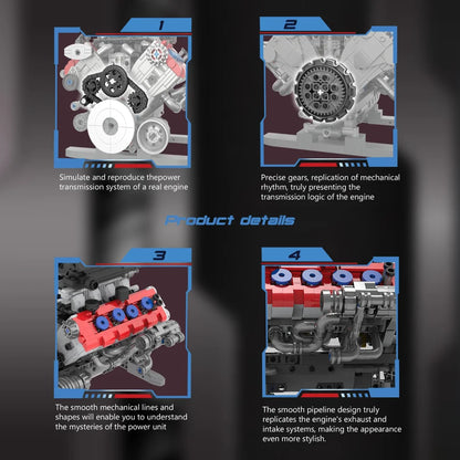 FreeTribe ZYBL-36302 The Ferrari SF90 Engine
