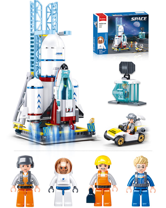 City Space Launch Center Bausatz, 424 Teile