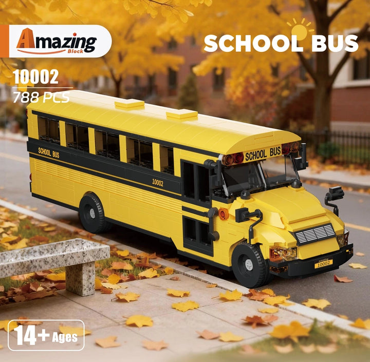 AmazingBlock MX10002 The School Bus building block set – image 2