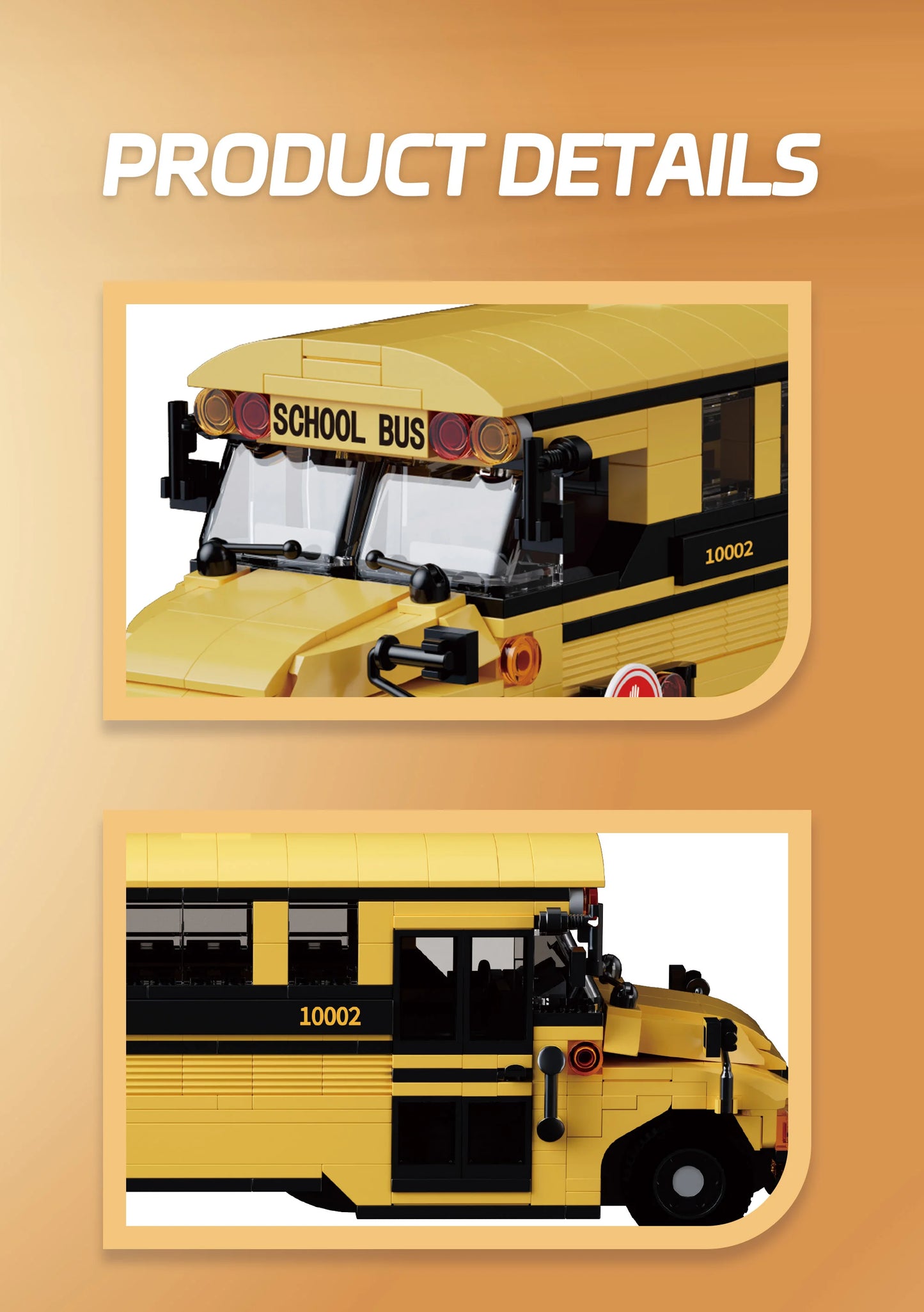 Amazing Block 10002 School Bus