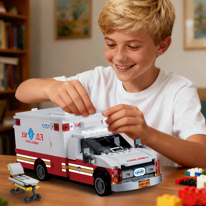 AmazingBlock MX10003 The American Ambulance building block set – image 7
