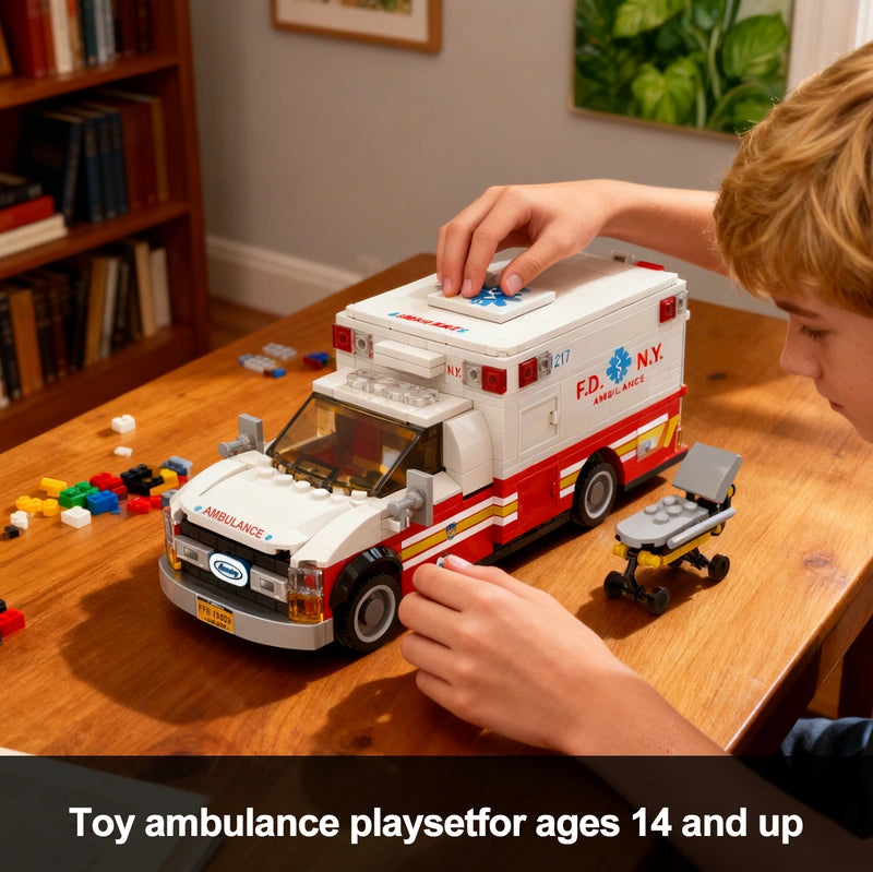 AmazingBlock MX10003 The American Ambulance building block set – image 8