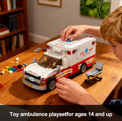 AmazingBlock MX10003 The American Ambulance building block set – image 8