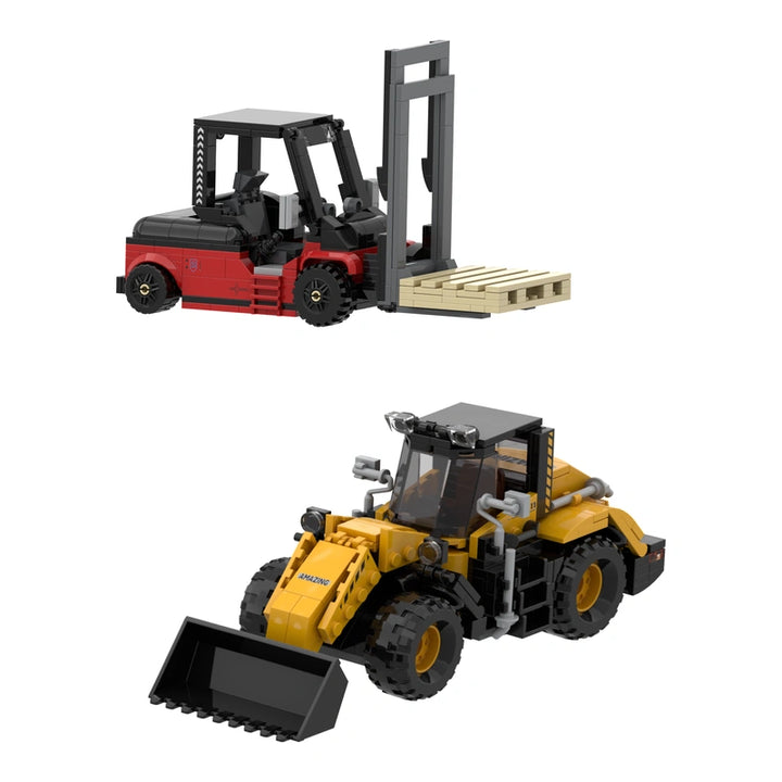 AmazingBlock MX10010 The Forklift and Loader Set building block set