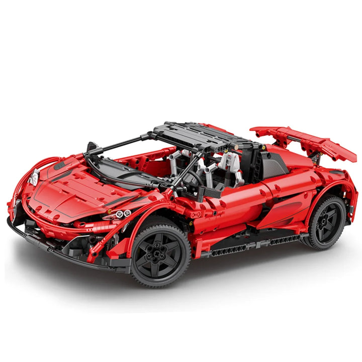 Reobrix ZZ11002-D The 1:10 Scale Red 675LT Spider (Motorized Model)