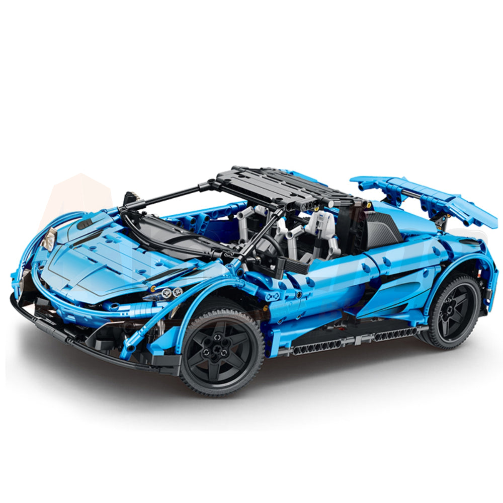 Reobrix 11002-D The 1:10 Scale Red 675LT Spider (Motorized Model)