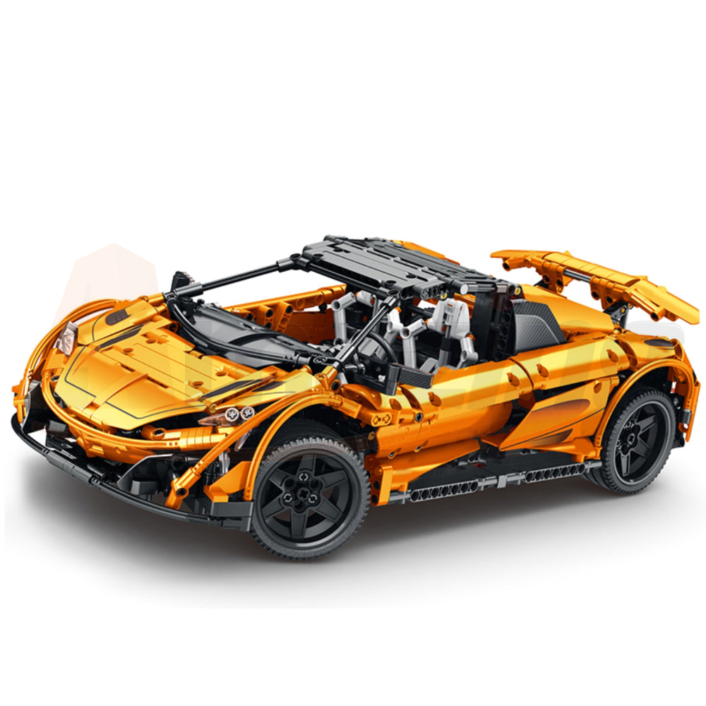 Reobrix 11002-D The 1:10 Scale Red 675LT Spider (Motorized Model)