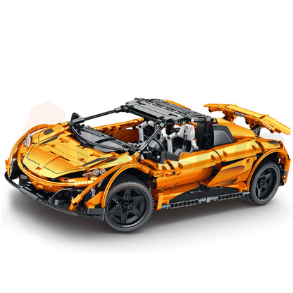 Reobrix 11002-D The 1:10 Scale Red 675LT Spider (Motorized Model)