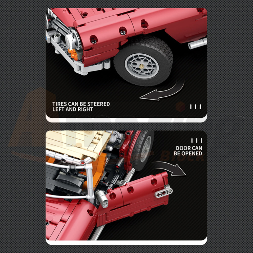 Reobrix 11005-D The 1:10 Scale Mercedes-Benz 280 SL (Motorized Model)