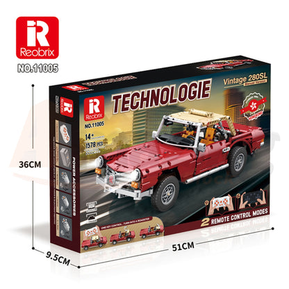 Reobrix 11005-D The 1:10 Scale Mercedes-Benz 280 SL (Motorized Model)