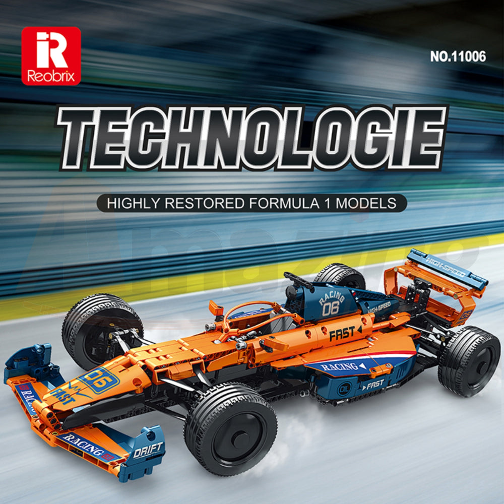 Reobrix 11006-D The 1:8 Scale McLaren F1 Car (Motorized Model)
