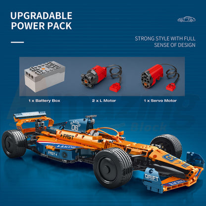 Reobrix 11006-D The 1:8 Scale McLaren F1 Car (Motorized Model)