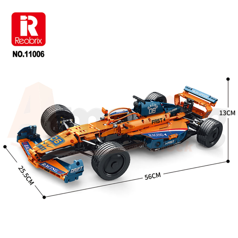 Reobrix 11006-D The 1:8 Scale McLaren F1 Car (Motorized Model)