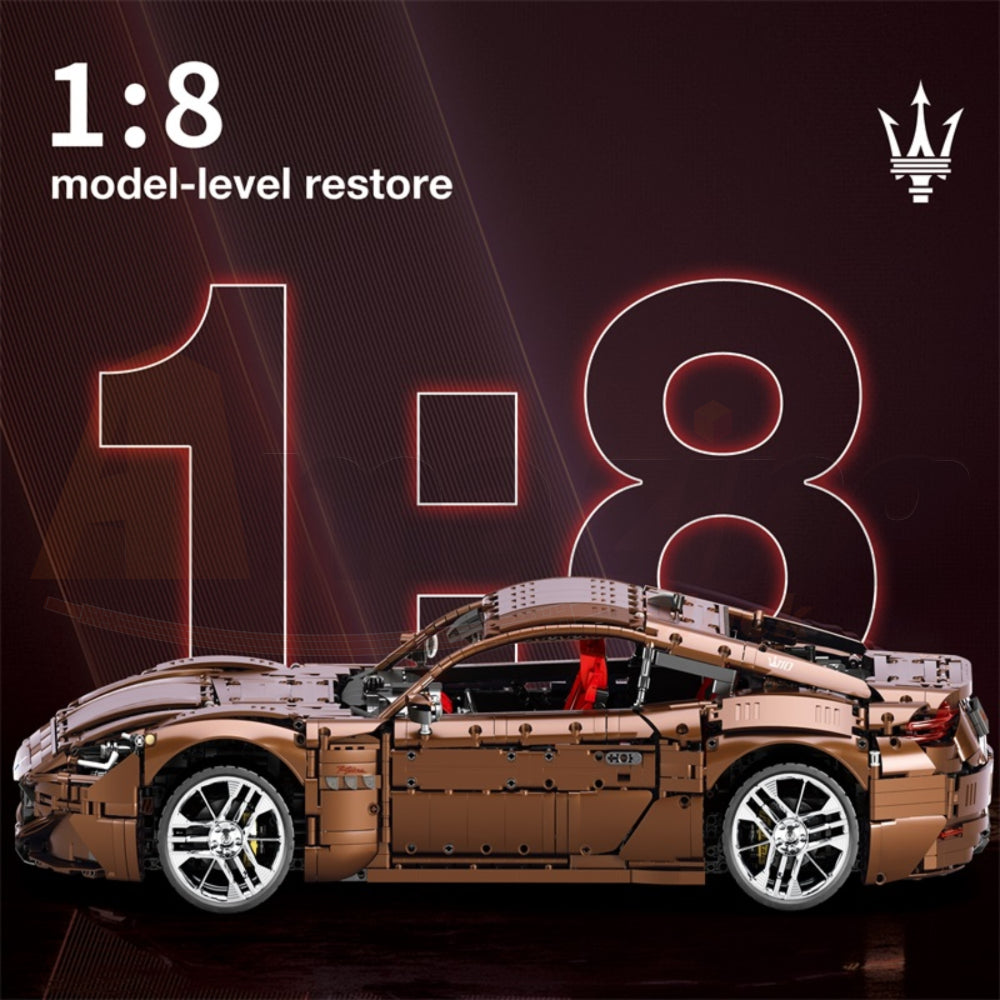 Reobrix 11009-D The Maserati GranTurismo 110th Anniversary Edition (Motorized Model)
