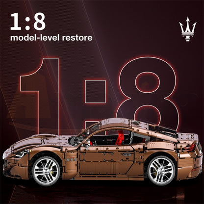 Reobrix 11009-D The Maserati GranTurismo 110th Anniversary Edition (Motorized Model)