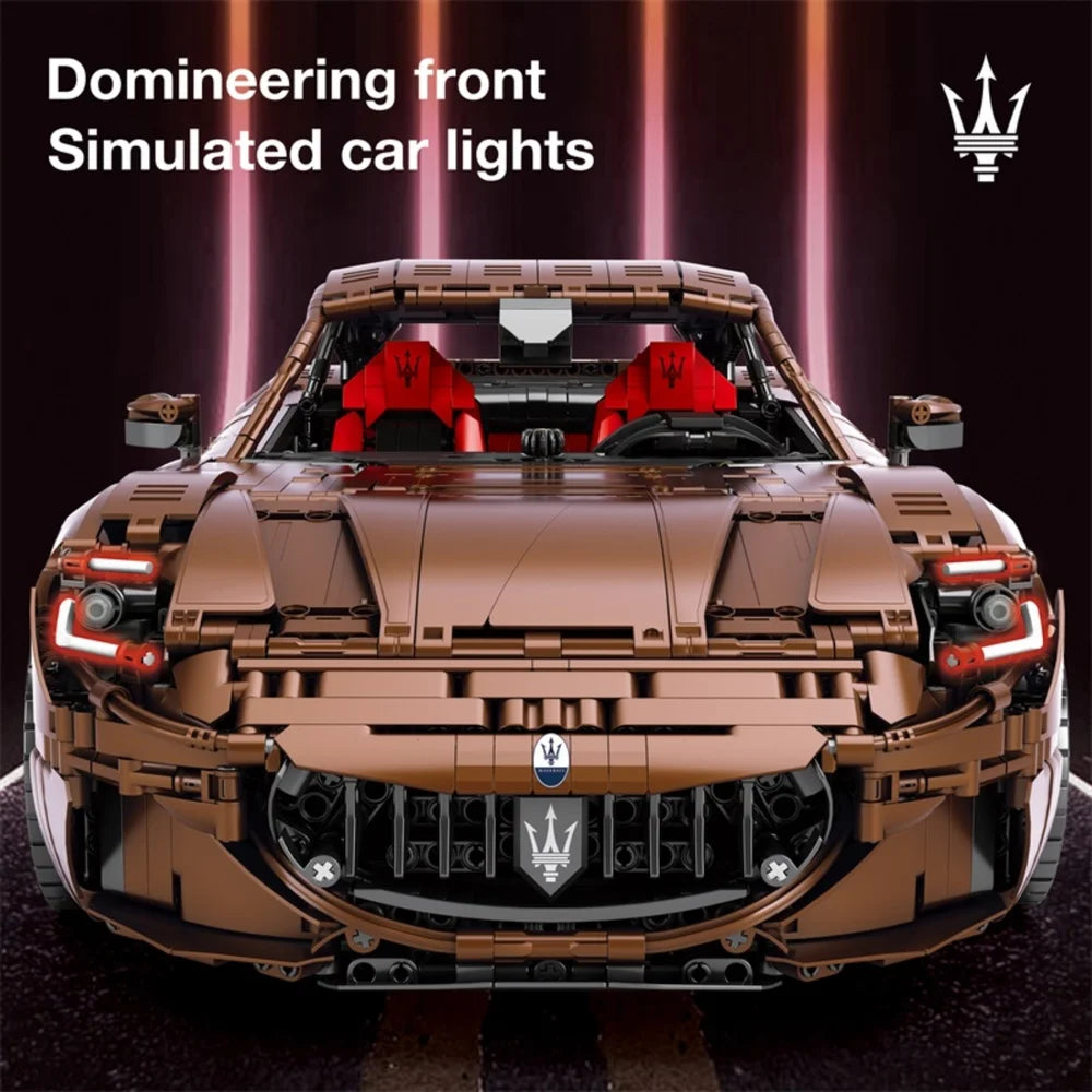 Reobrix ZZ11009-D The Maserati GranTurismo 110th Anniversary Edition (Motorized Model)