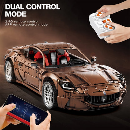 Reobrix 11009-D The Maserati GranTurismo 110th Anniversary Edition (Motorized Model)