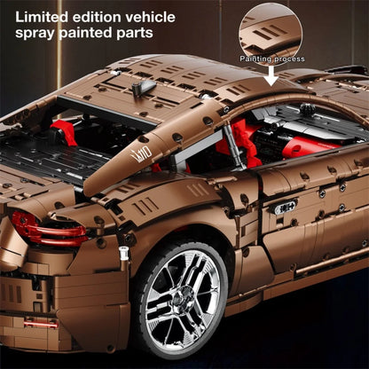 Reobrix ZZ11009-D The Maserati GranTurismo 110th Anniversary Edition (Motorized Model)