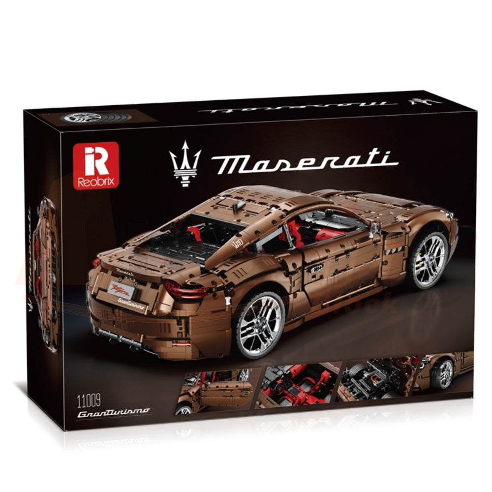Reobrix 11009-D The Maserati GranTurismo 110th Anniversary Edition (Motorized Model)