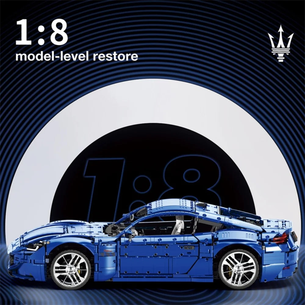 Reobrix ZZ11010 The Maserati GranTurismo 110th Anniversary Edition (Static Model)