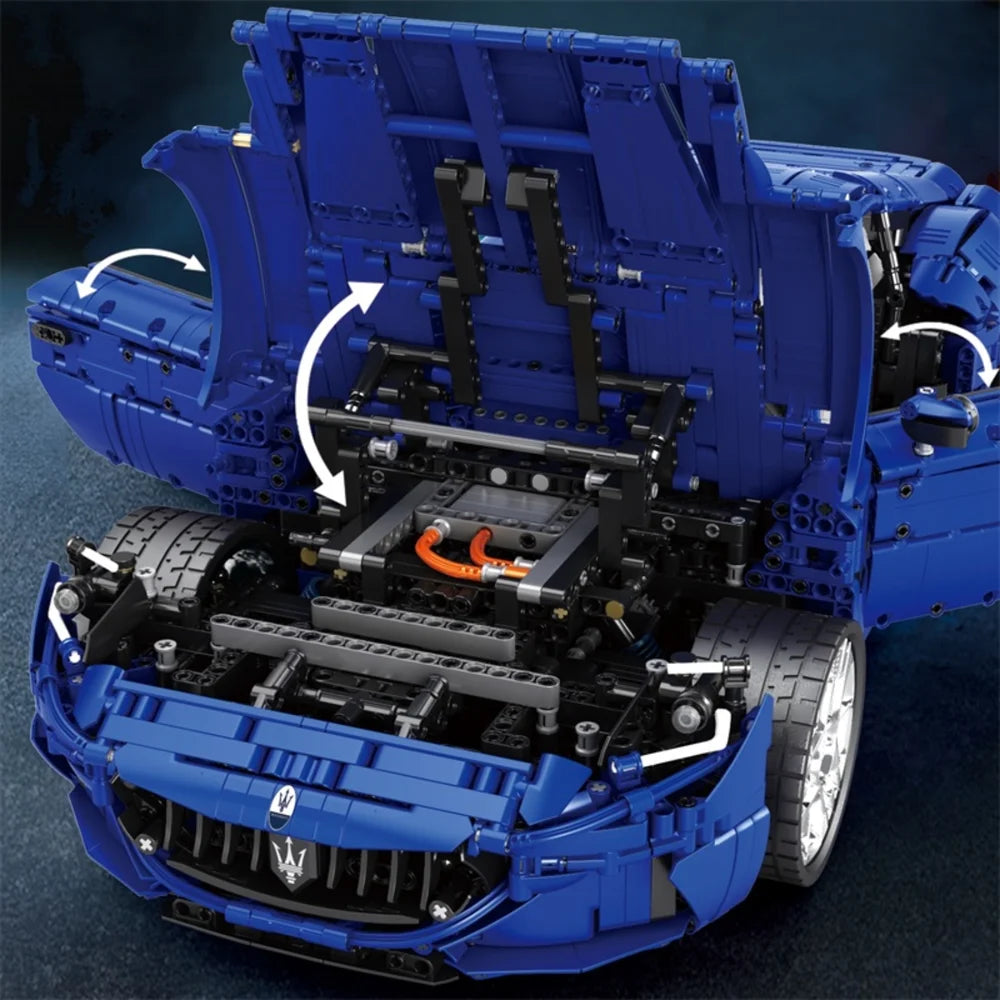 Reobrix ZZ11010 The Maserati GranTurismo 110th Anniversary Edition (Static Model)