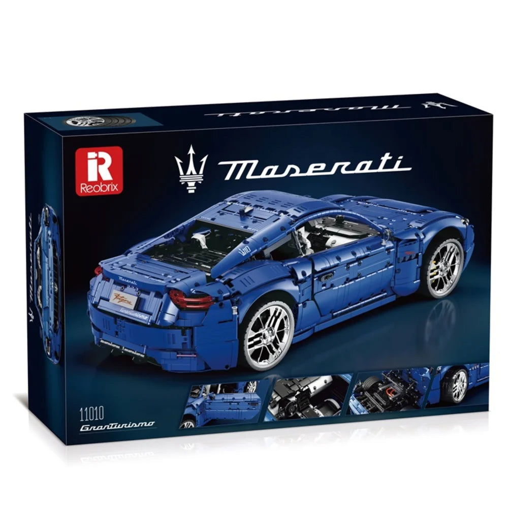 Reobrix ZZ11010 The Maserati GranTurismo 110th Anniversary Edition (Static Model)