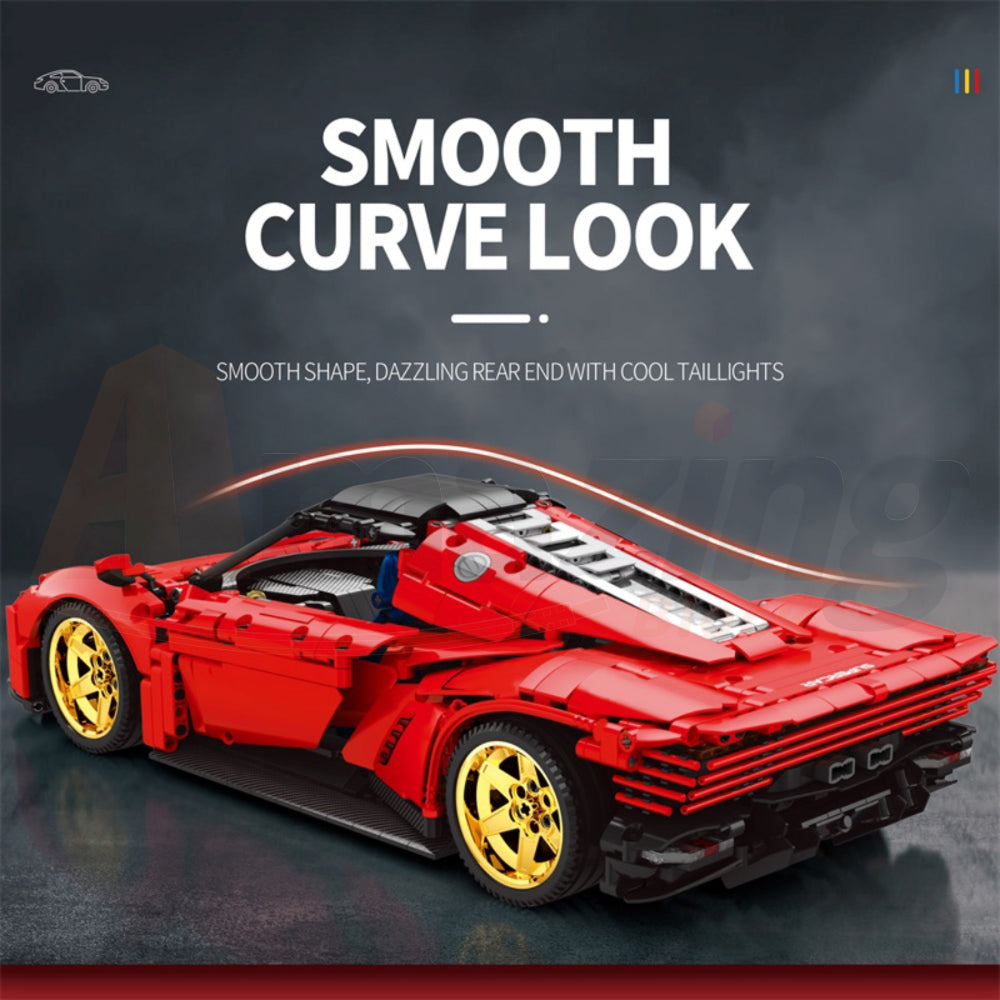 Reobrix 11025-D The 1:10 Scale Ferrari Daytona SP3 (Motorized Model)