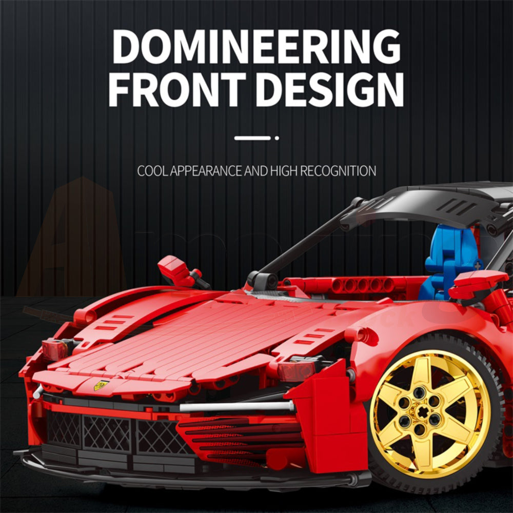 Reobrix 11025-D The 1:10 Scale Ferrari Daytona SP3 (Motorized Model)