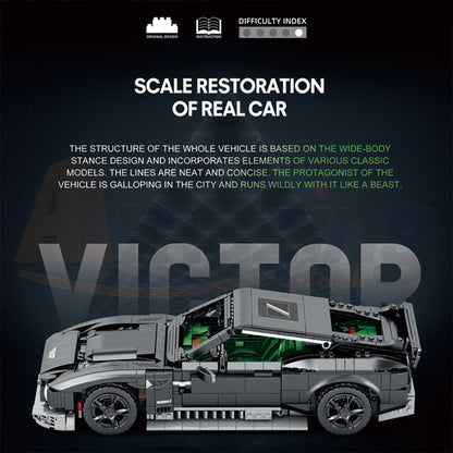 Reobrix 11028 The 1:12 Scale VICTOR Supercar
