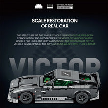 Reobrix ZZ11028 The 1:12 Scale VICTOR Supercar