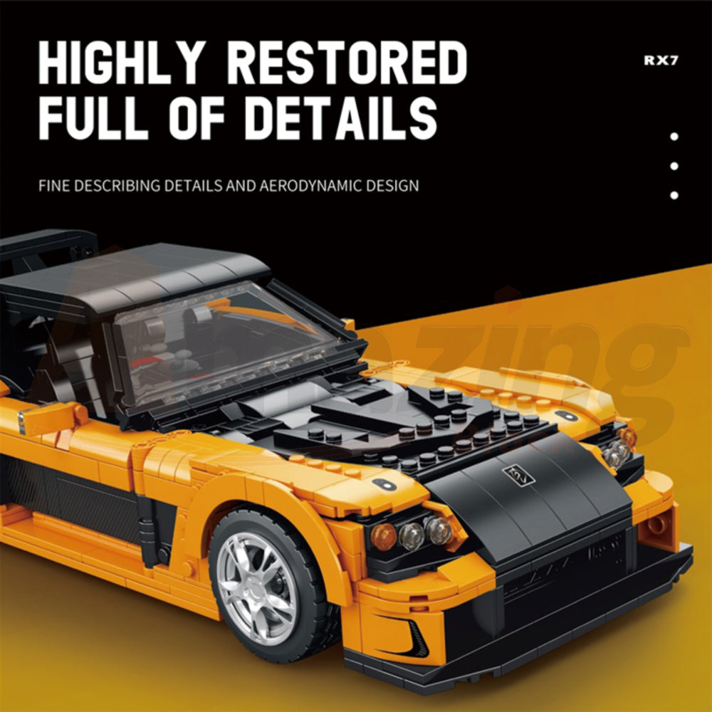 Reobrix 11029 The 1:12 Scale RX-7 Supercar