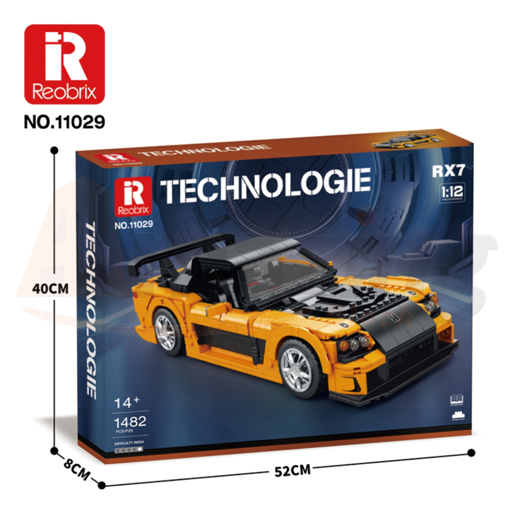 Reobrix 11029 The 1:12 Scale RX-7 Supercar